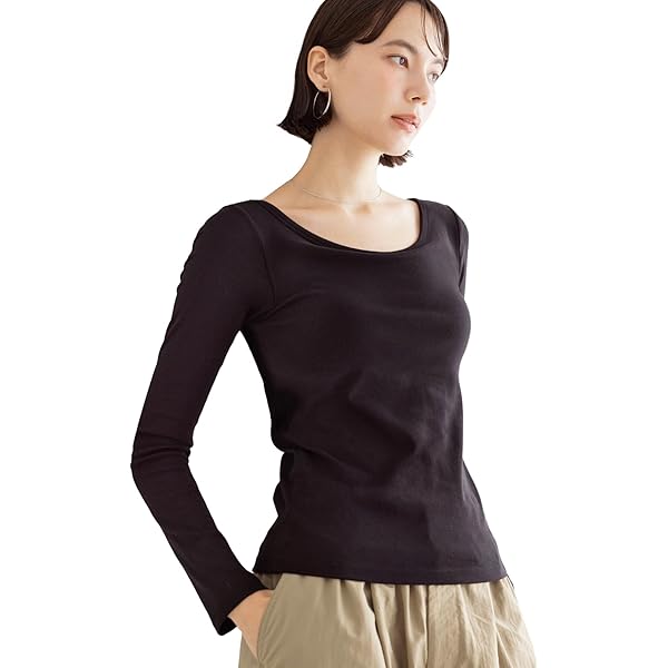 Amazon | Norma Kamali レディース ショルダーパッド 長袖 クルー