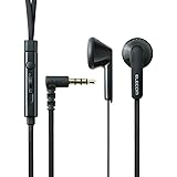 エレコムステレオイヤホン マイク付 3.5φ4極 1.2m(Y型) iPhone/スマホ対応 ブラック EHP-IS3510MBK