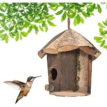 Amazon.co.jp: 野鳥用巣箱寝床 野鳥の餌台 木制 鳥小屋 動物用ハウス
