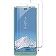 Huy AQUOS R2/706SH 用のガラスフイルム SH-03K/SHV42 用のフイルム【2枚セッ】 日本旭硝子製 強化ガラス 液晶 保護フィルム 貼り付け簡単 硬度9H 防指紋 透過率98.5%