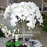 Calcifer?31Artificial Silk Phalaenopsis Orchid Stem Bouquets Artificial Flowers for Wedding Party Ho