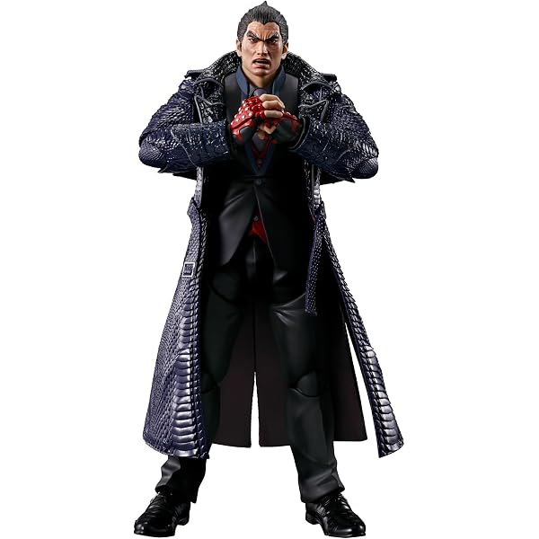BANDAI - Tekken - Figurine d'action 17 cm - Jin Kazama Game Dimensions
