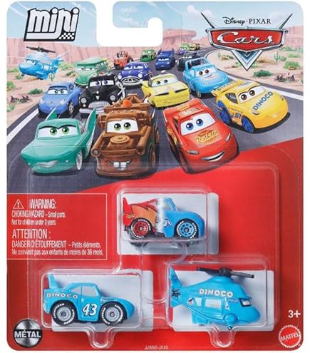 Amazon.co.jp: Mattel カーズ ミニレーサー ダイキャスト車両セット 3