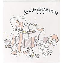 ハローキティ　タペストリー のれん工房 タペストリー 50cm幅 73cm丈 ハローキティ サンリオ