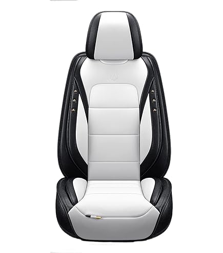 HELIOS本革調ZVW51 55 50系プリウス前期後期シートカバー白×黒 autopartssunrise_hsp-0018-whbk