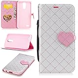 Aireratze(TM) LG K10 2017 ケース　PU　手帳型　携帯電話用 [USBケーブルは無料です]　カバー カード収納ポケット付き　マグネット式　ストラップ付き　スマートフォン保護ケー