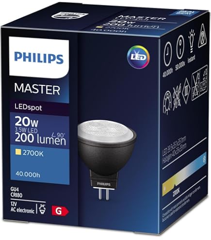 Amazon | フィリップス LED電球 ハロゲン電球形 マスターLEDスポット