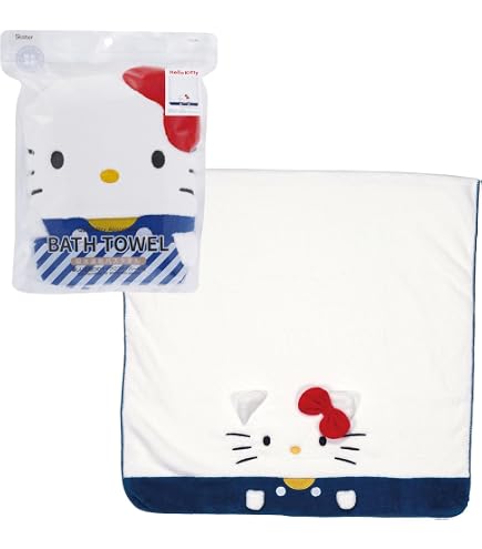 Amazon｜ハローキティ ゼブラ柄 バスタオル キャラクター グッズ 公式