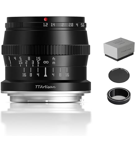 Amazon.co.jp: TTArtisan 50mm F1.2 APS-C マニュアルフォーカス 大