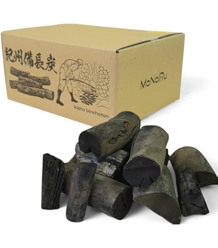 Amazon | 【極紀州製法】 伝説の備長炭 白炭 （15kg） 切割小