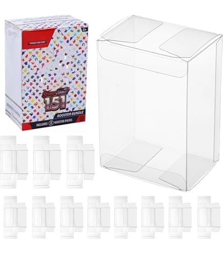 SOMGEM 96% UV-Blocking PKMN ETB Protector Case (10-Pack) - 192x90x168mm Anti - View #4