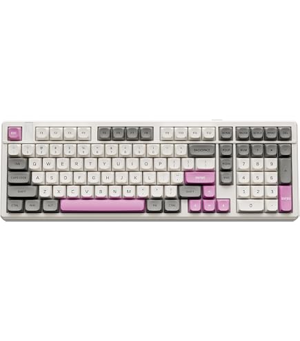 GK GAMAKAY NaughShark NS68 Tastiera Gaming Magnetica – Wireless/Bluetooth/2.4GHz, Polling 8KHz, Tasti Intercambiabili Outemu Peach Crystal | Rapid Trigger E Snap Tap