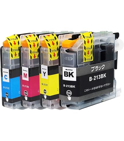 Amazon.co.jp: ZAZ LC217/215-4PK + 217BK 2個 増量タイプ ※4色+
