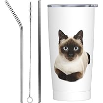 しゃむネコ Amazon.co.jp: タンブラー シャム猫 シャムネコ 水筒 車用