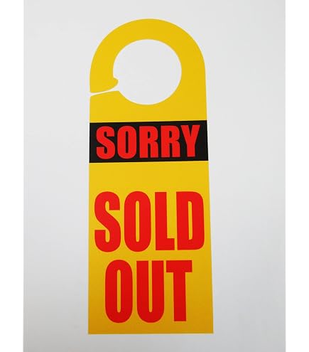 Amazon | 売り切れ SOLD OUT 看板サインプレート プラ看板 表示板 案内 