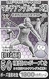 【BIG版】漫画・イラスト・デッサン用マルチアングルポーズ集12（逆手持ちの剣で戦うポーズ）