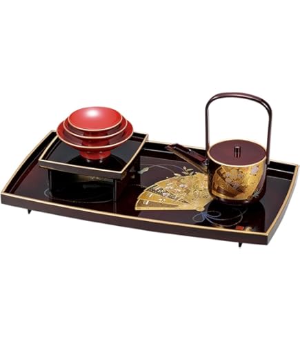 Amazon.co.jp: お屠蘇 セット KIN胴張屠蘇器揃 日本製 北市漆器