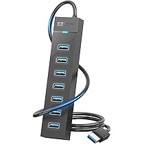 7ポートUSBハブ3.0 アルミ製 5Gbps高速転送 Amazon | UGREEN USB ハブ 7ポート3.0 hub 5Gbps高速伝送 セルフ