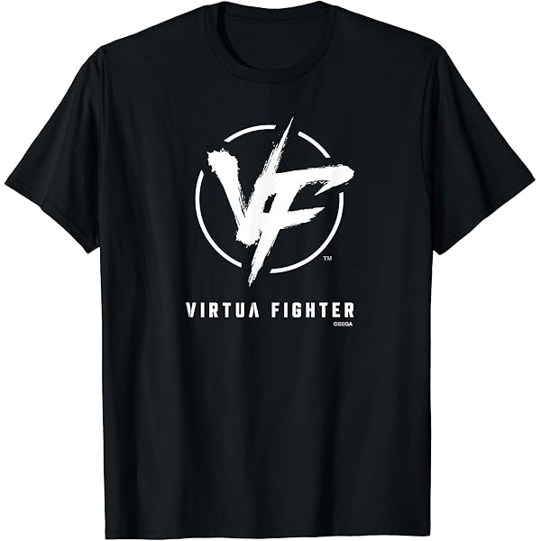 Amazon | 『バーチャファイター』シリーズロゴ Tシャツ | Tシャツ