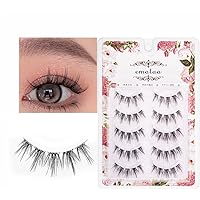 【つけまつげ】10個まとめ売り Amazon | つけまつげ ナチュラル目尻 短め 上まつげ したまつげ