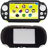 RDFJ PSVita PCH-2000用 プロテクト ケース シリコン保護カバー プロテクトフレーム for PSV2000 ブラック