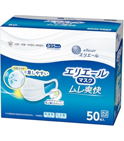 エリエール Zutto ハイパーブロックマスク 不織布
