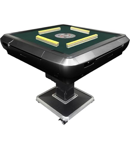 Amazon | 全自動マージャン卓28ミリ牌全自動麻雀黒折りたたみ式静音