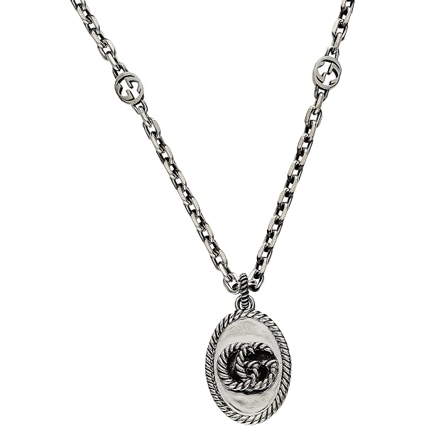 Amazon | [グッチ] Gucci メンズ シルバー ネックレス インター