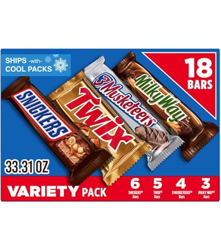 Amazon.co.jp: M&M'S, SNICKERS, 3 MUSKETEERS, SKITTLES & STARBURST