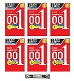 オカモト ゼロワン 0.01ミリ Lサイズたっぷりゼリー 3コ入×6個 スティックローション付き