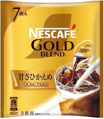 Amazon.co.jp: ネスカフェ ゴールドブレンド ポーション 無糖 7個