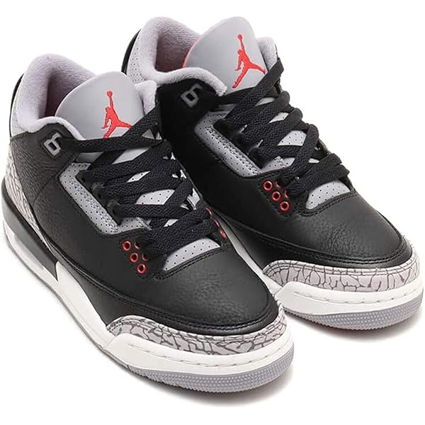エアジョーダン3 ブラック/グレー/レッド Amazon | [ナイキ] エア ジョーダン 3 レトロ AIR JORDAN 3