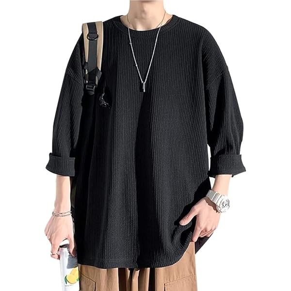 Amazon | [Tanpluto] Tシャツ メンズ 半袖 七分袖 おおきい 夏服 人気