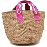 [クロエ]かごバッグ ハンドバッグ キッズ ガールズ バスケットバッグ ベージュ ピンク レディース CHLOE C20045 49L [並行輸入品]