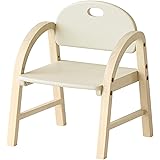 市場 チェア 子供 肘付き amy 幅31ｘ奥行30ｘ高さ39(SH20、23.5)cm アイボリー 天然木使用 ILC-3434IV
