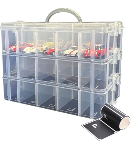 Amazon | キュートジャパン ミニカーケース 160台収納 アクリル