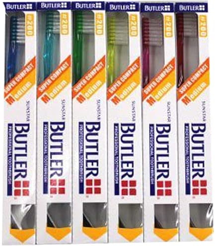 Amazon | バトラー 歯ブラシ 12本入(＃200) | サンスター | 大人用