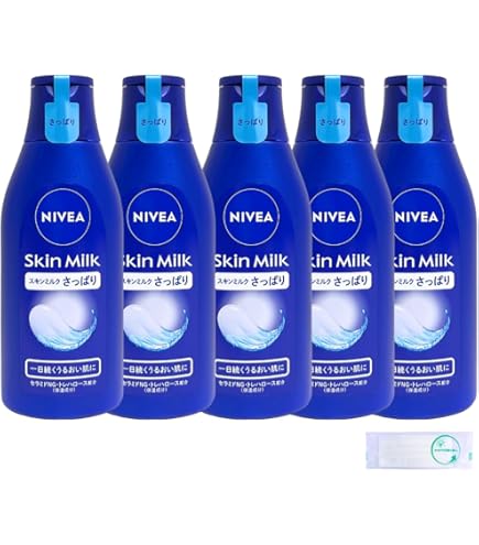 Amazon | 【花王】ニベア スキンミルク さっぱり 200g ×5個セット