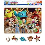 テンヨー(Tenyo) チャイルドパズル ディズニー TOY STORY4 トイ・ストーリー4 ゆうじょうのカタチ 60ピース こども向けパズル DC-60-152 抗菌コート おかたづけ専用カバー付き 4才以上