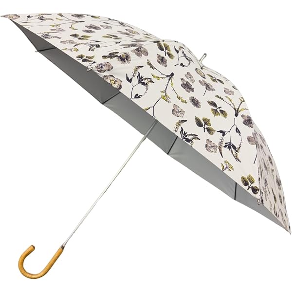 Amazon MOONBAT ムーンバット Fuwacool フワクール 日傘 長傘 軽量 晴雨兼用 雨傘 レディース 遮熱 UV UV遮蔽率99 カスミソウ 花柄 長傘 通販