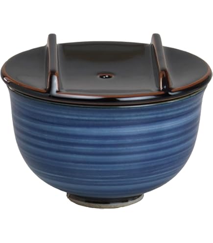Amazon｜電子レンジ専用 かんたん炊飯茶碗 ペアセット白&黒(蓋付) 0.5