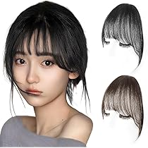 人毛ウィッグ（前髪あり）ブラック Amazon.co.jp: 黒人/白人女性のための前髪ウィッグ付きロング
