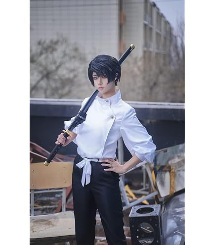 Amazon.co.jp: 呪術廻戦 乙骨憂太 コスプレ コスチューム 【ウィッグ