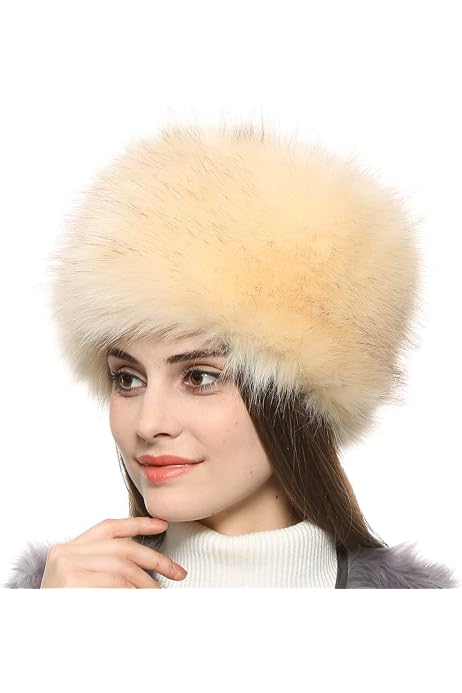 Old Dlrd Russian Hat,Winter Faux Fur 