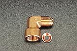 EA443EB-2 F1/4"xＦ1/4" フレアーエルボ(銅ﾊﾟｯｷﾝ付) [その他]