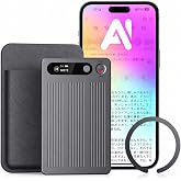 kebruma AIボイスレコーダー 文字起こし ワンタッチ録音 カード型 64GB 自動文字起こしChatGPT-5搭載 要約 議事録作成 通話録音 会議録音 発言者識別 LED残量表示 IOS/Android対応 会議 授業 インタビュー ブラッ