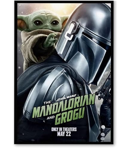 STAR 額装済 版画 ヨーダ スターウォーズ WARS スター・ウォーズ:マンダロリアン-マンガ砂漠壁ポスター Amazon.co.jp: マンダロリアン 版画