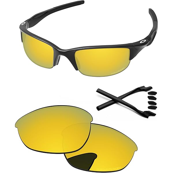 Amazon.co.jp: PapaViva 交換レンズ ゴムキット付き For Oakley Half