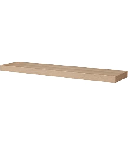 Amazon | IKEA イケア ウォールシェルフ ブラックブルー 110x26cm