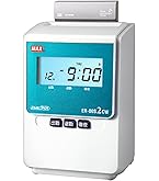 Amazon | マックス タイムレコーダー ブラック ER-110S5 | タイム